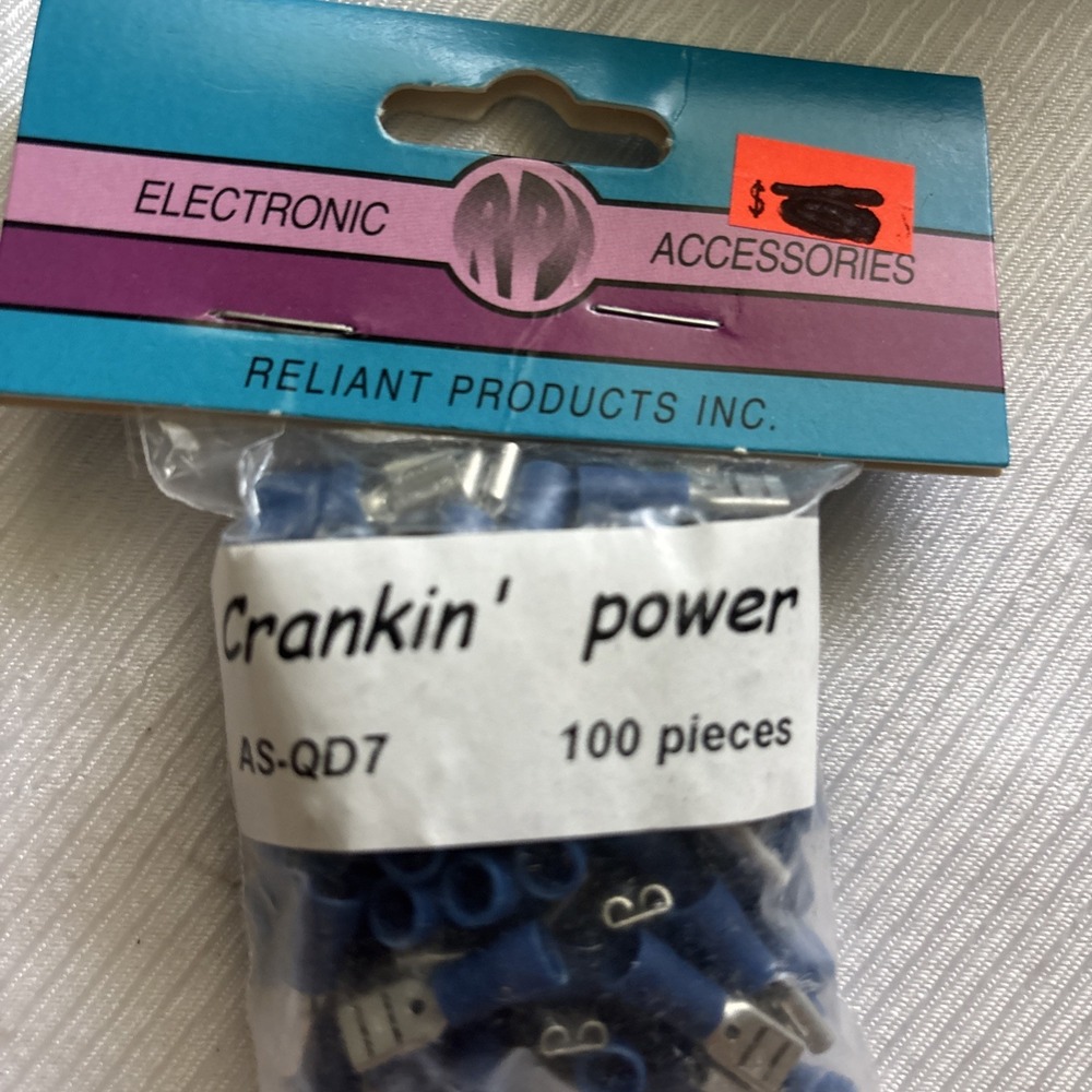 16-14 GAUGE   SPADE TONGUECONNECTORS.  100 PK